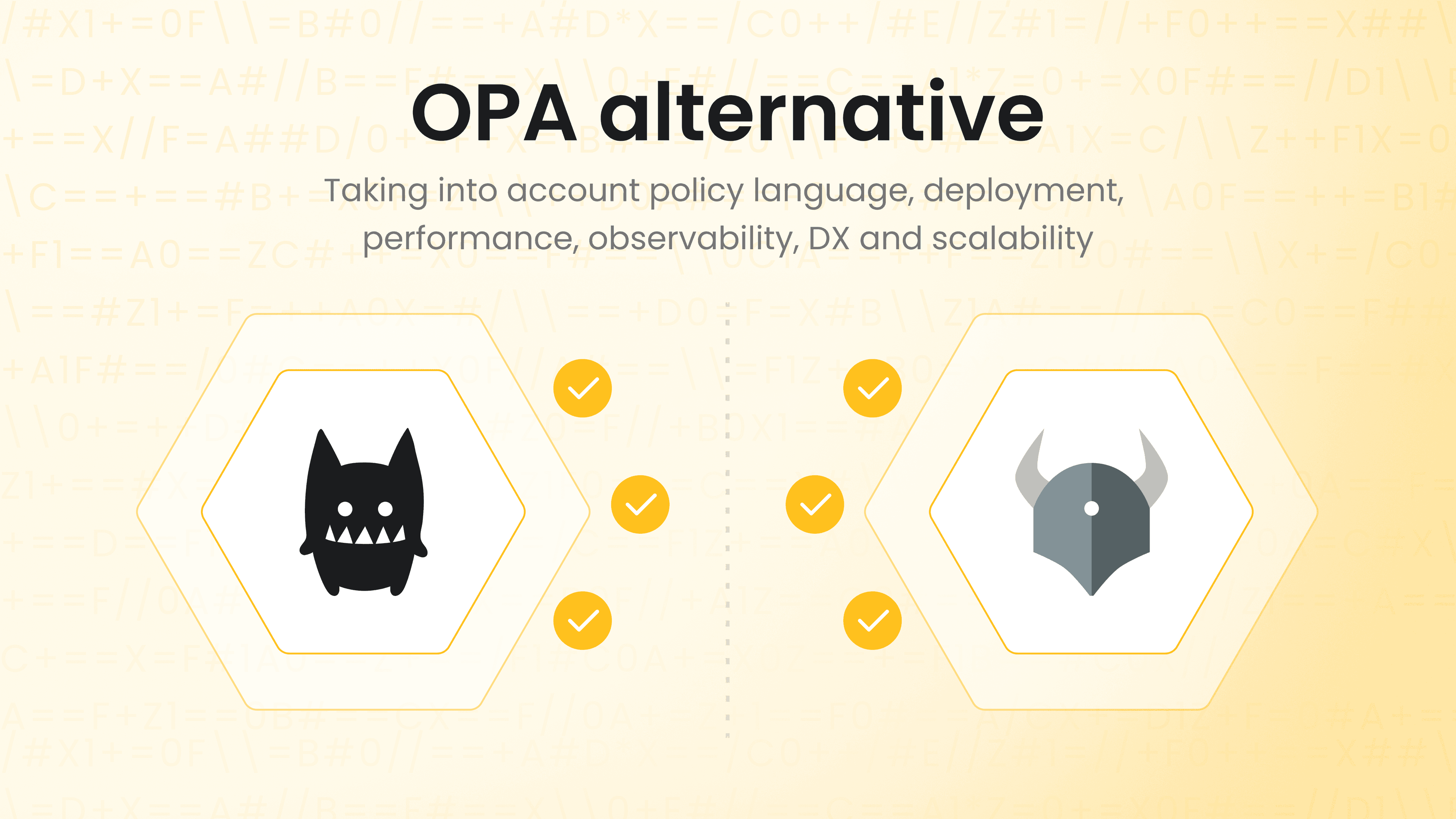 OPA alternative