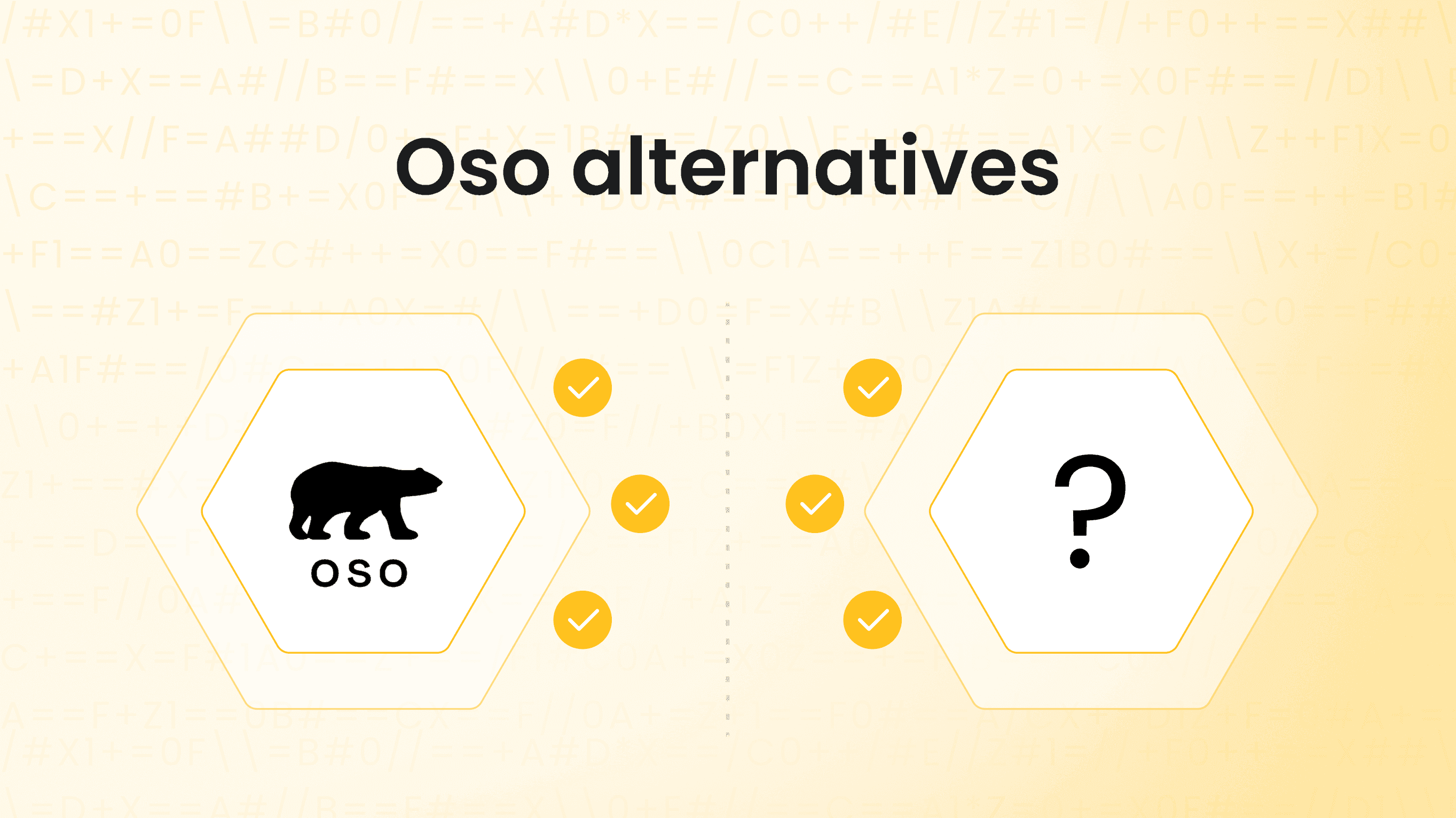 Oso alternatives