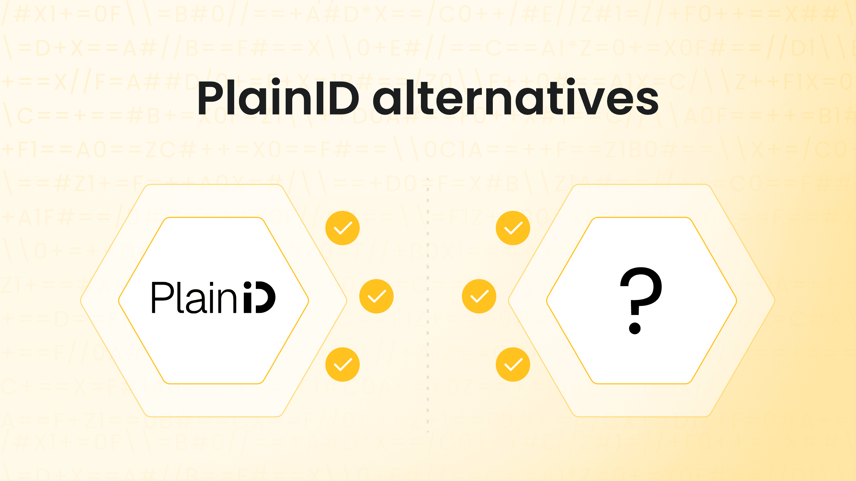 PlainID alternatives