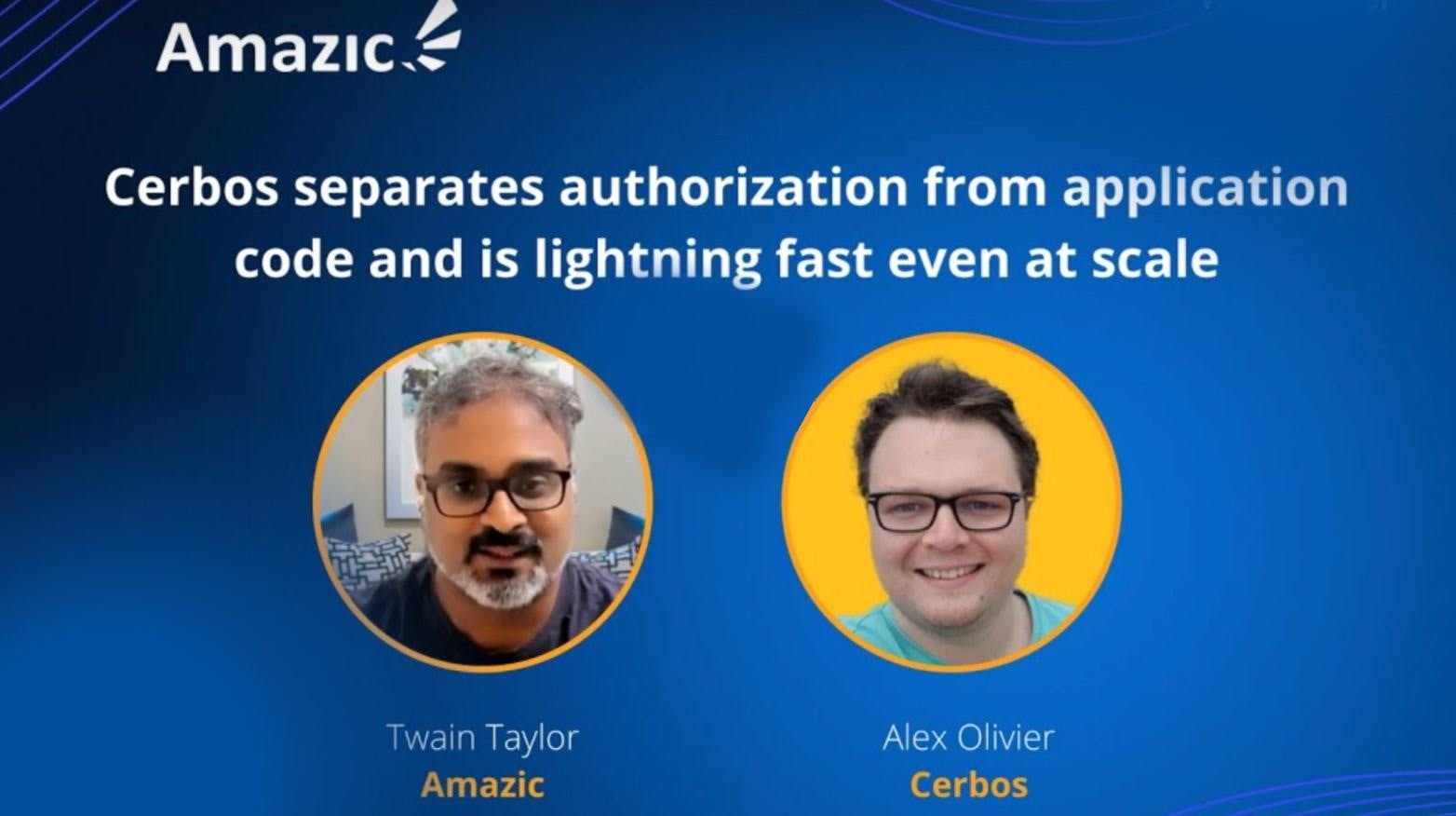 Amazic podcast: Your authorization headache solved with Cerbos