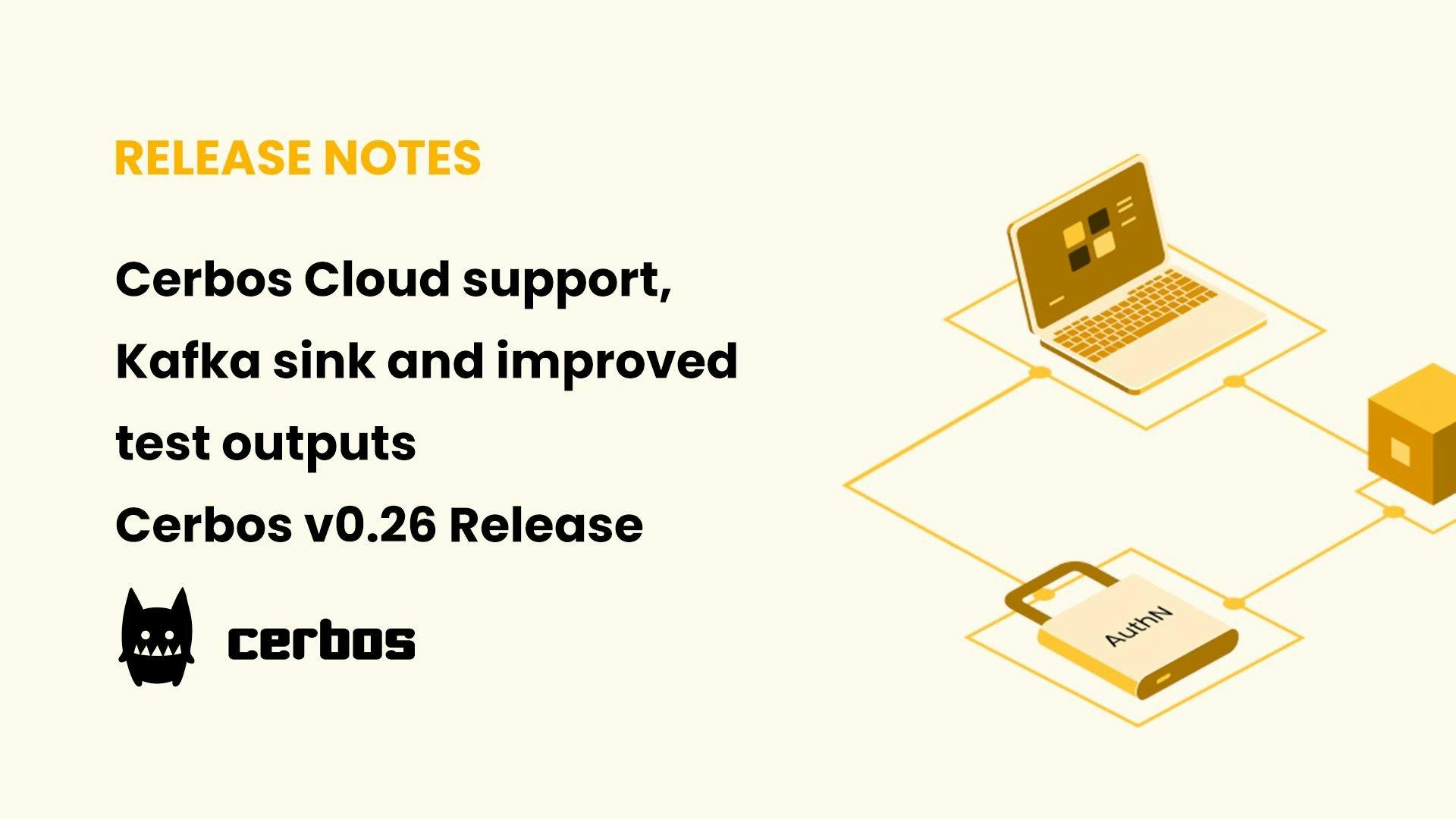 Cerbos Cloud support, Kafka sink and improved test outputs - Cerbos v0.26 Release