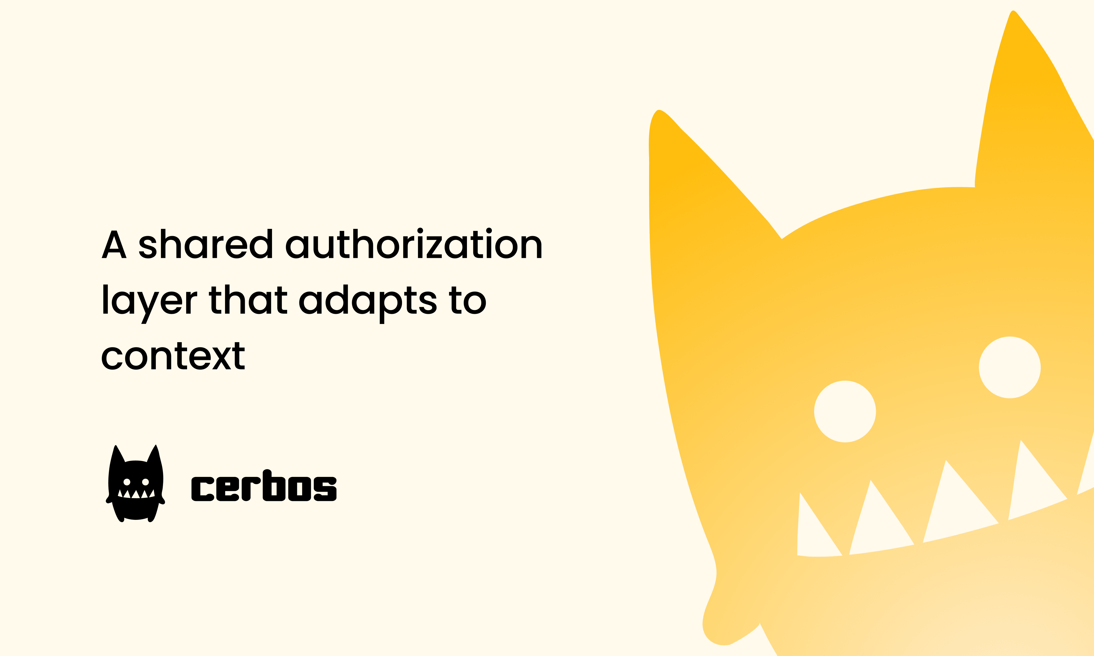 A shared authorization layer that adapts to context