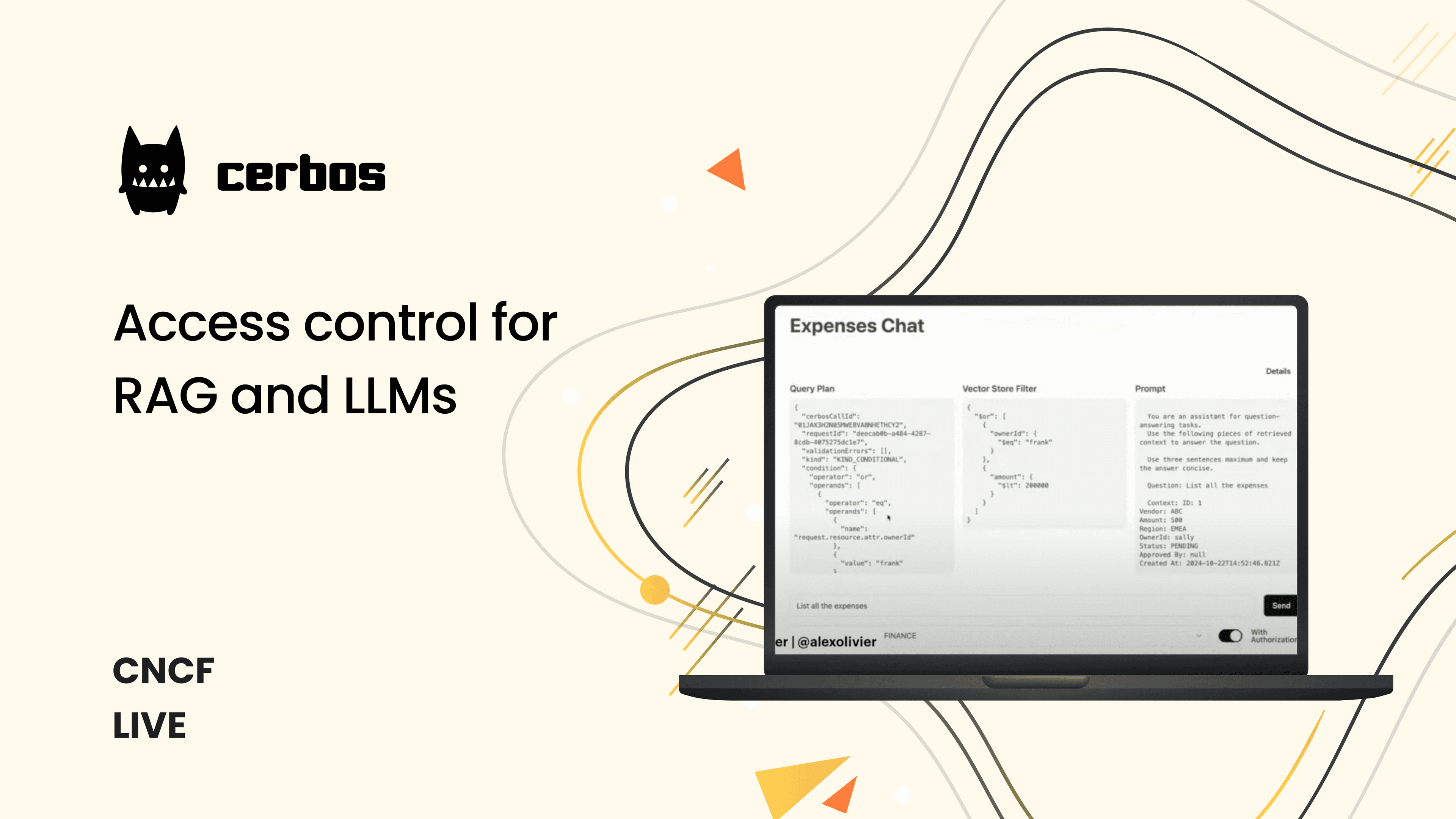 Access control for RAG and LLMs - live demo