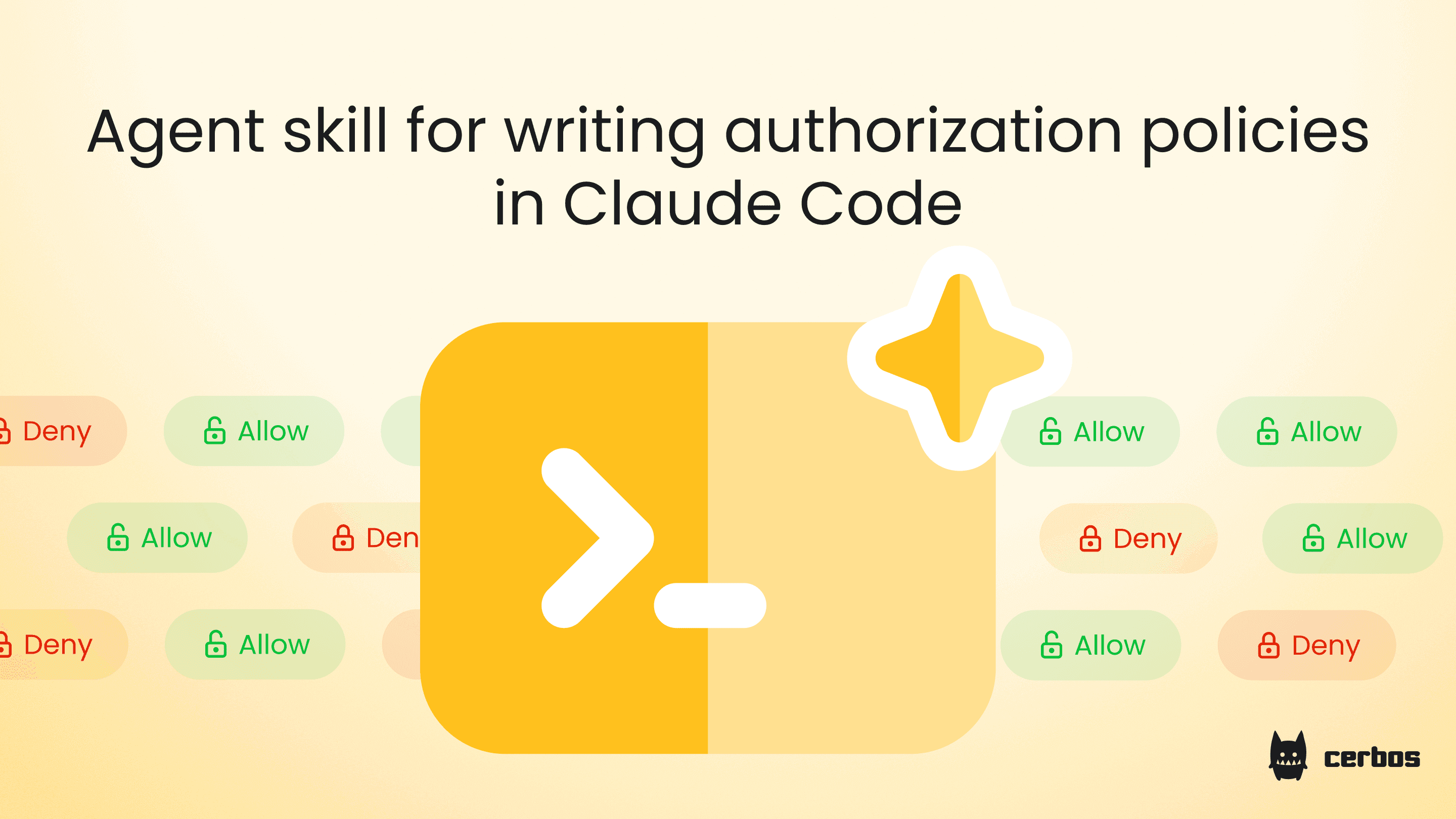 Agent skill for writing authorization policies in Claude Code