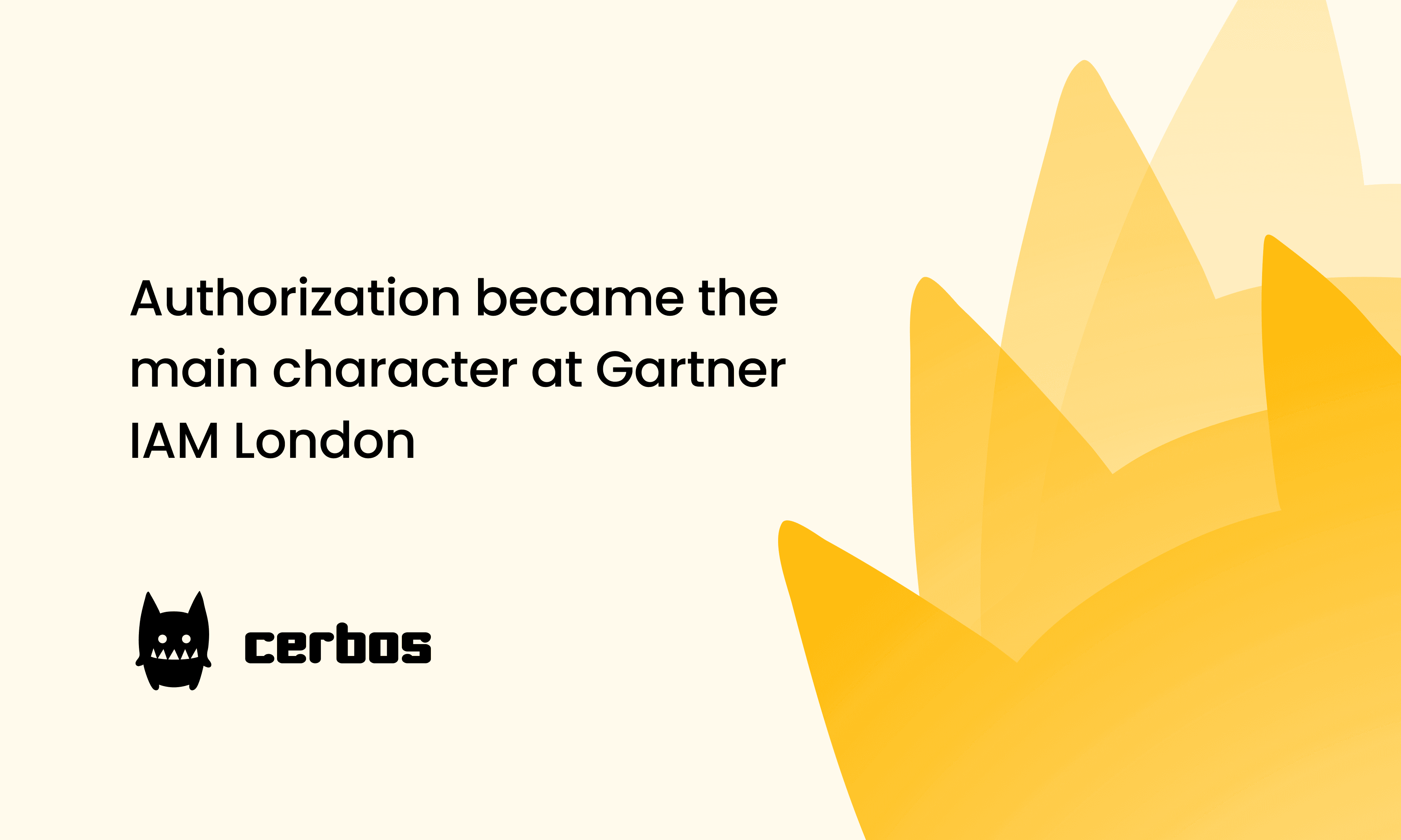 Authorization became the main character at Gartner IAM London