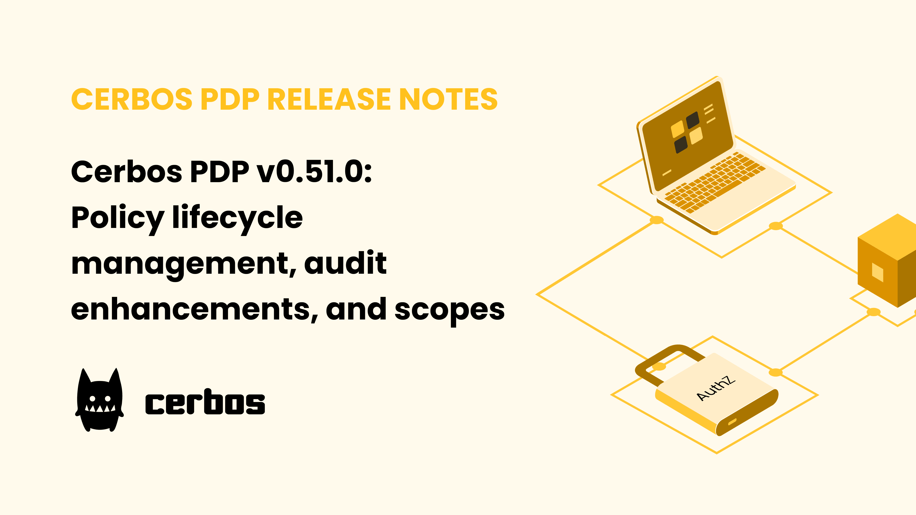 Cerbos PDP v0.51.0: Policy lifecycle management, audit enhancements, and scopes