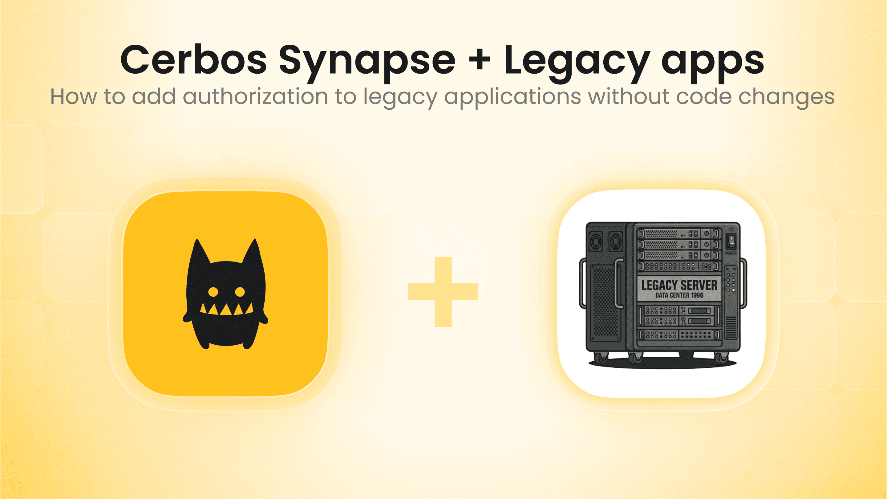 How to add authorization to legacy applications without code changes