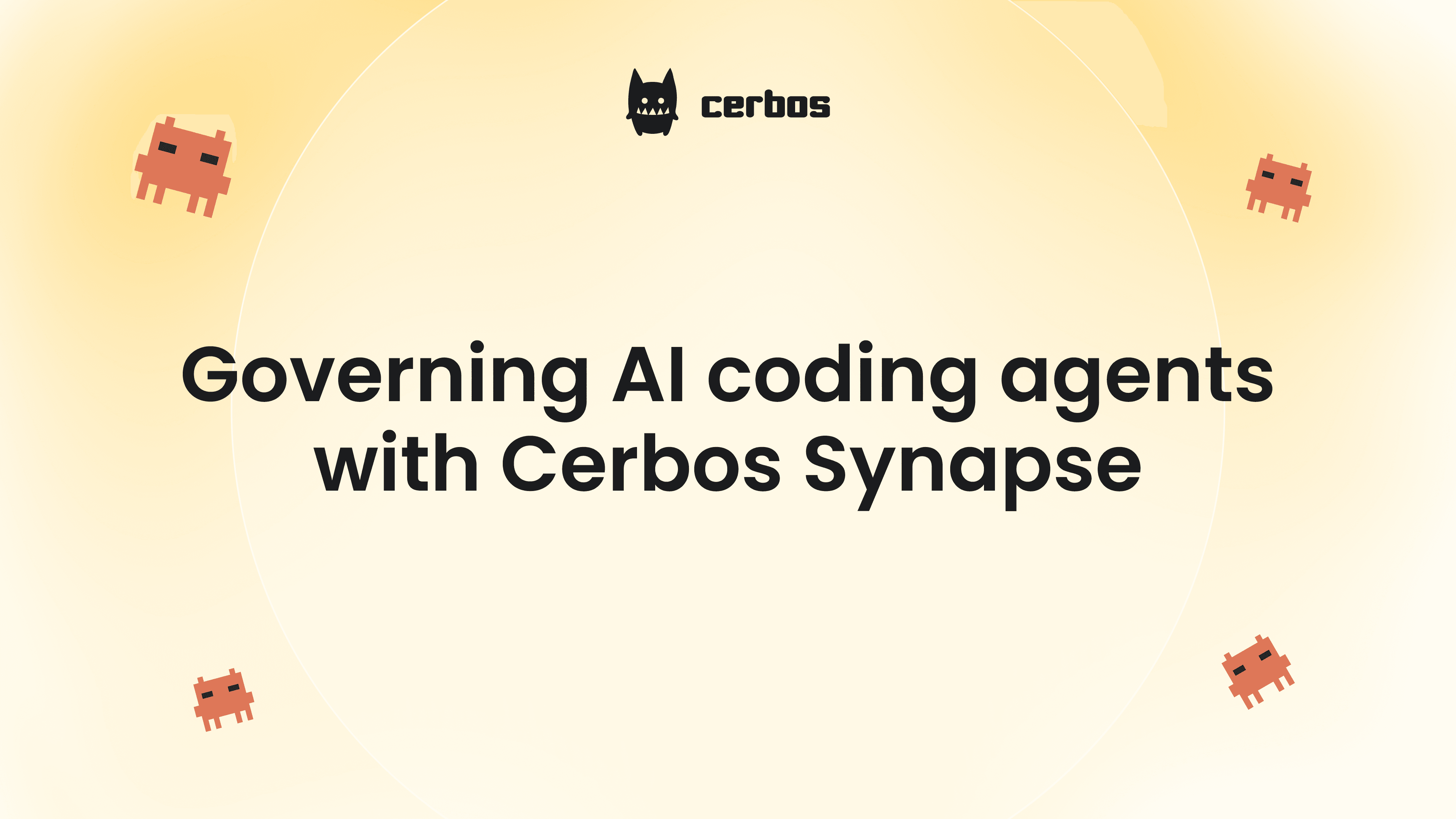 Governing AI coding agents with Cerbos Synapse
