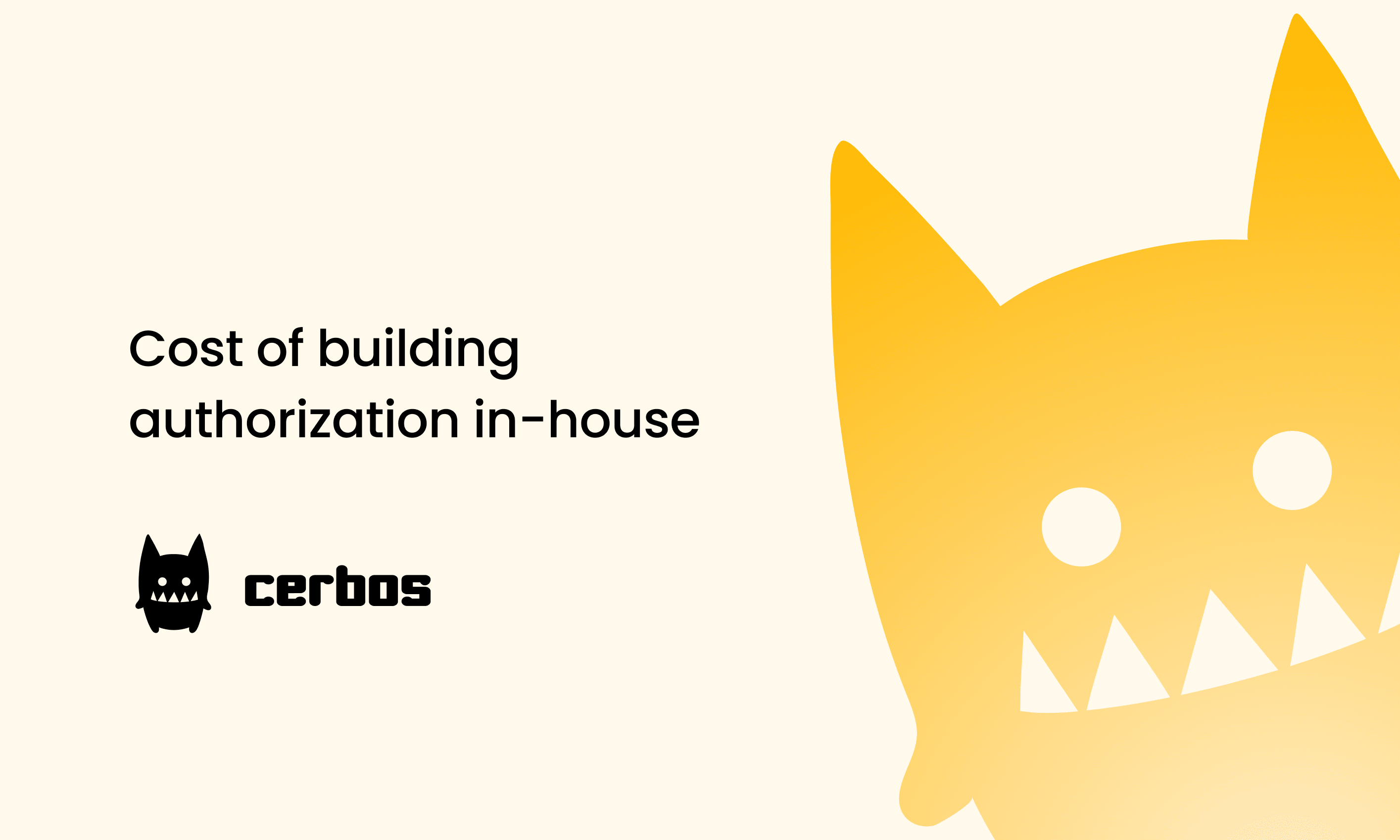How much does it cost to build authorization in-house?