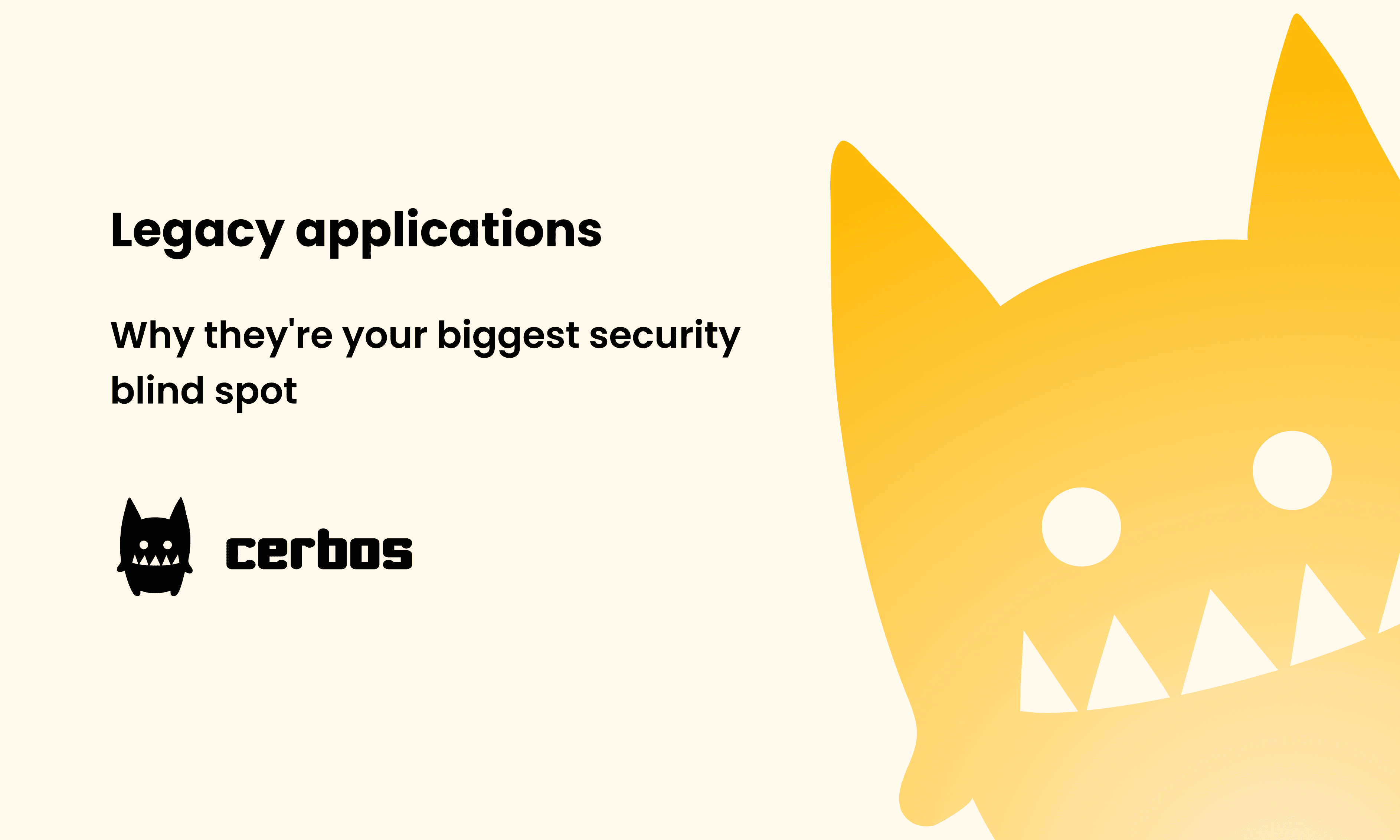 Modernizing legacy application authorization: why it’s your biggest security blind spot