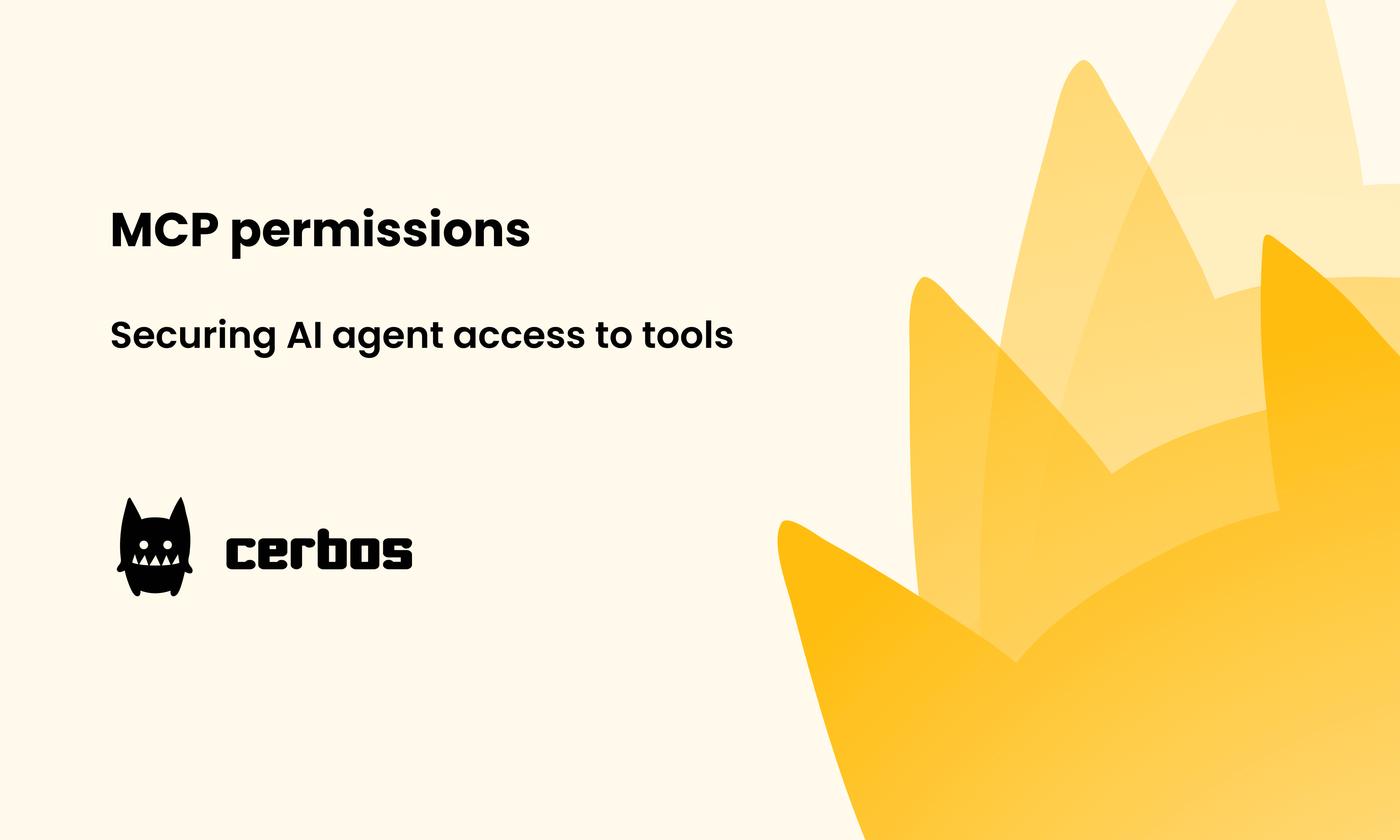 MCP permissions. Securing AI agent access to tools.