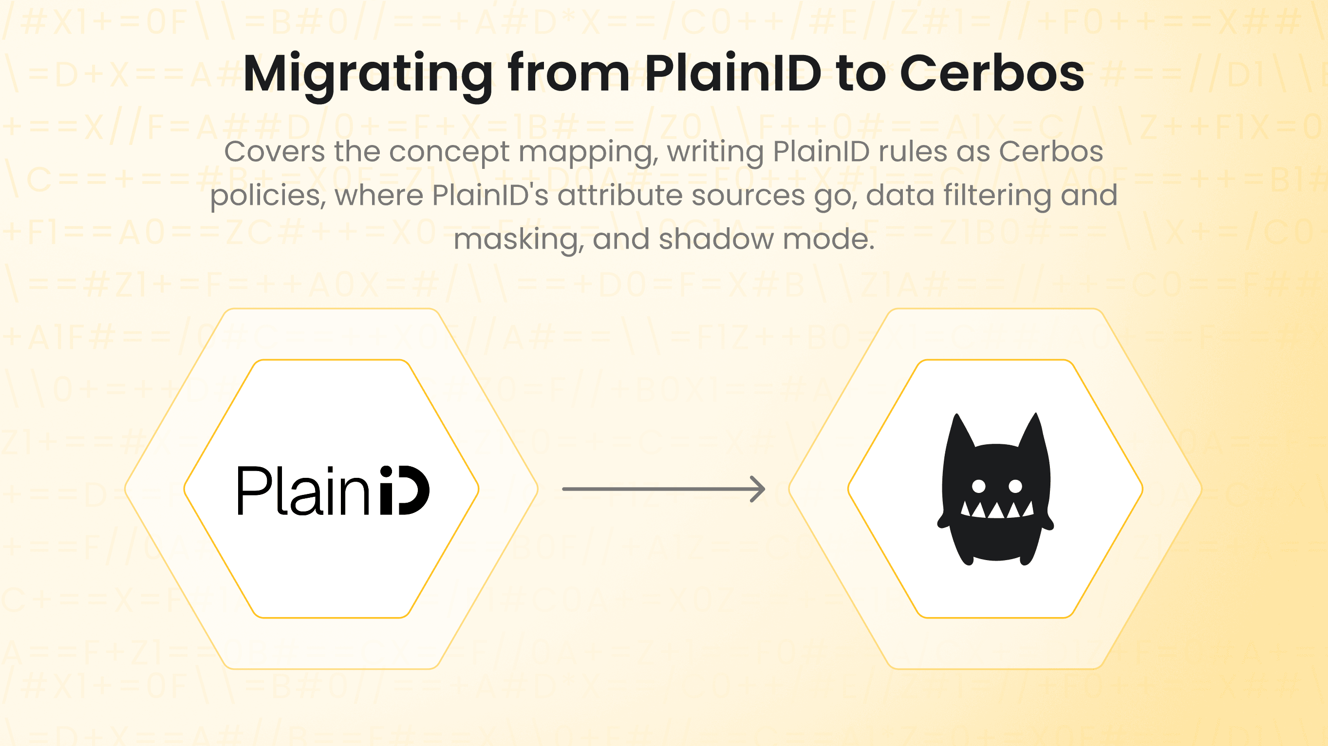 Migrating from PlainID to Cerbos
