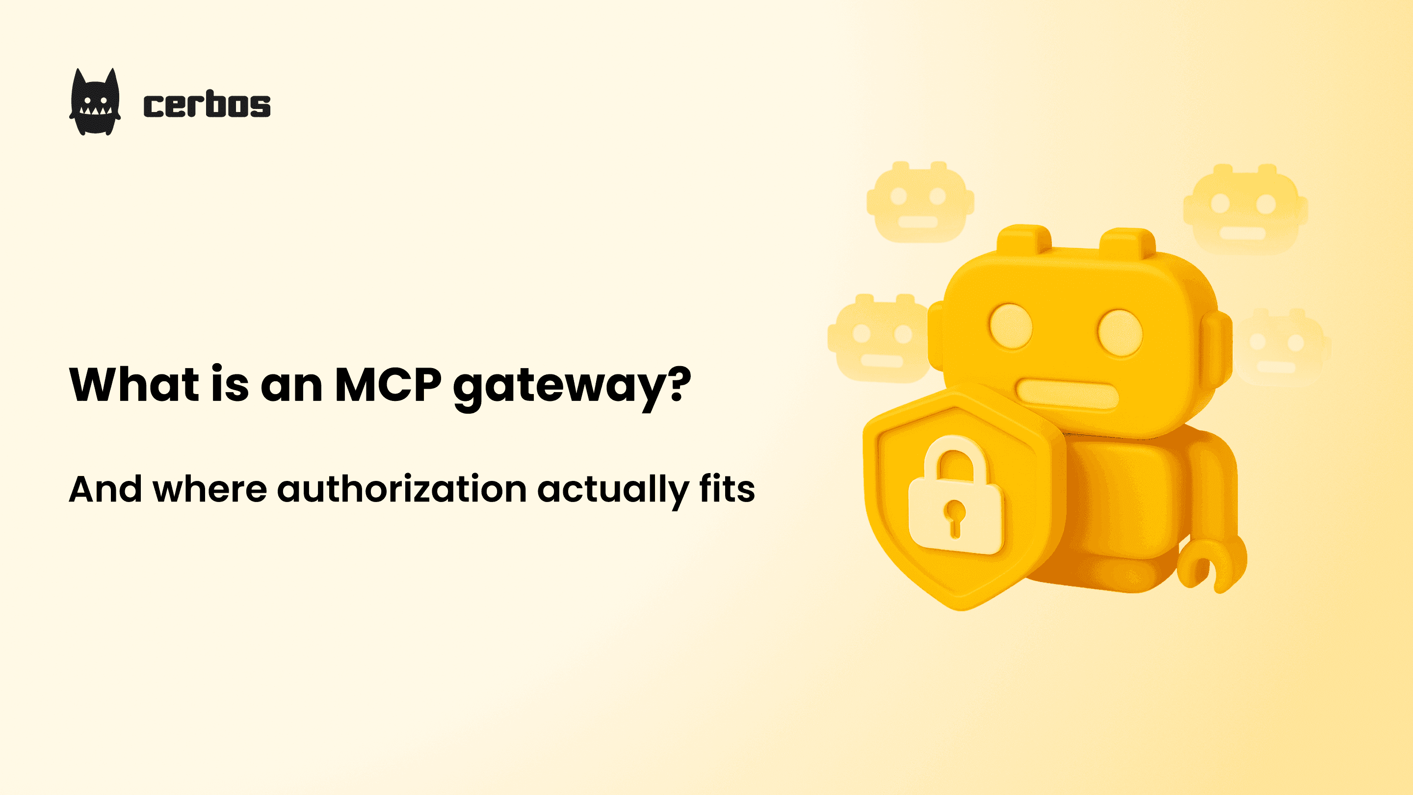 What is an MCP gateway? And where authorization actually fits