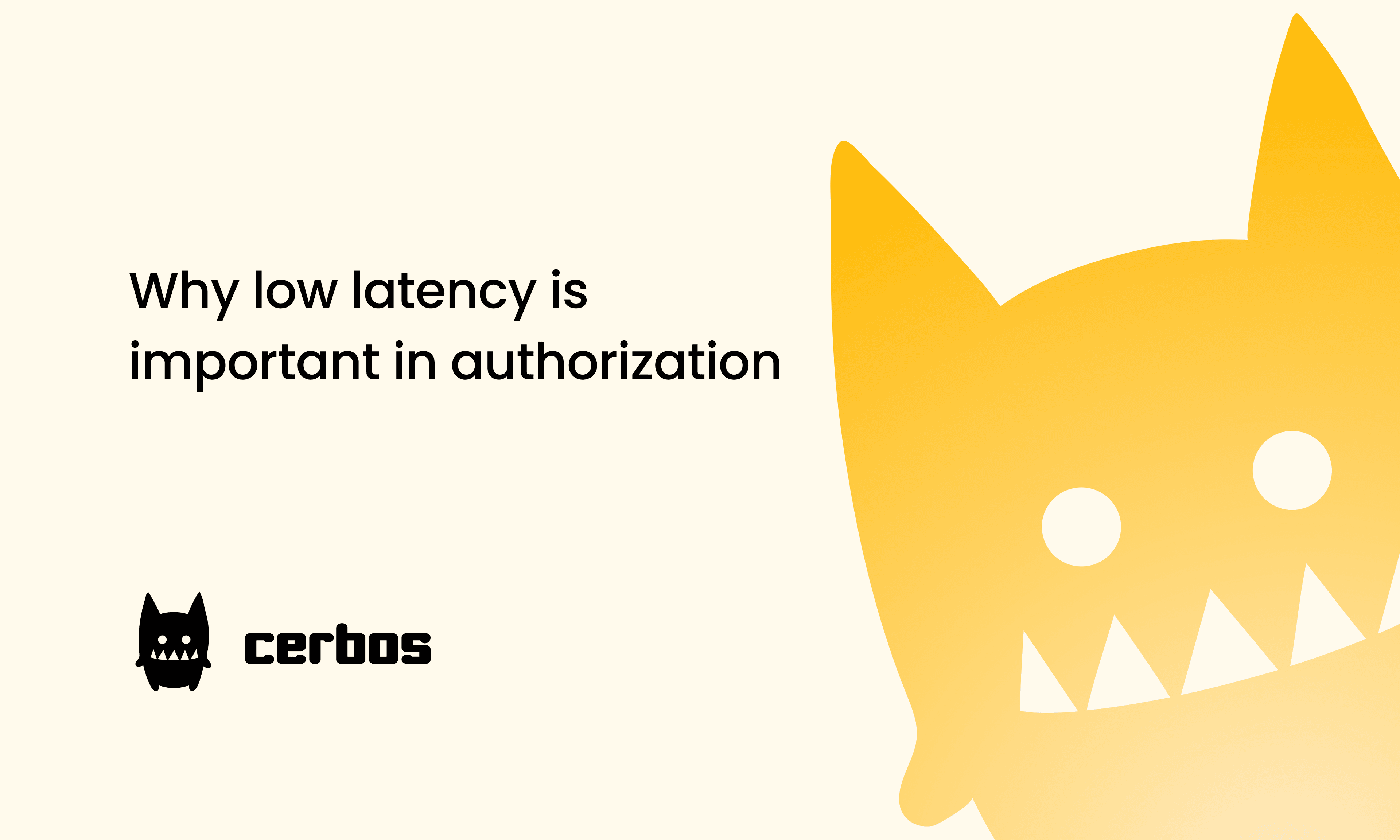 Why low latency is important in authorization