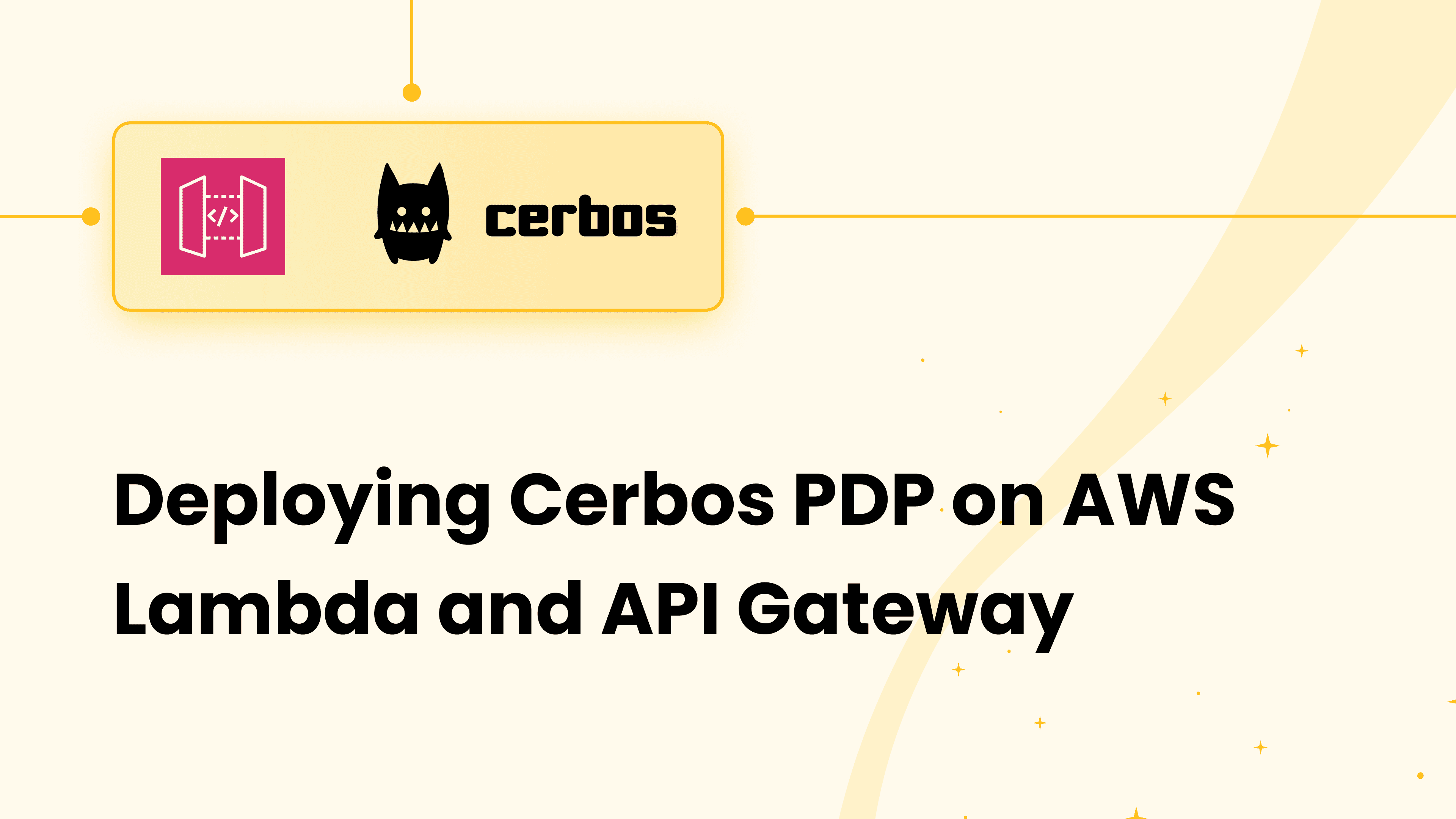 Deploying Cerbos PDP on AWS Lambda and API Gateway: Step-by-step guide