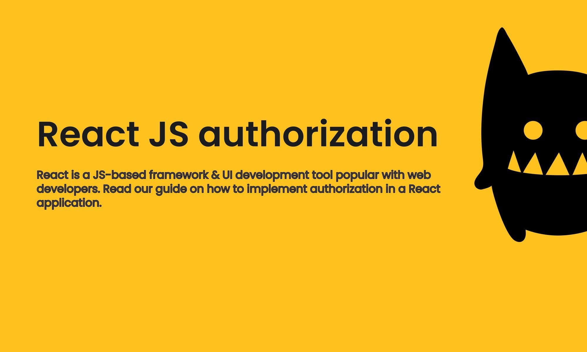 How to implement authorization in a React application