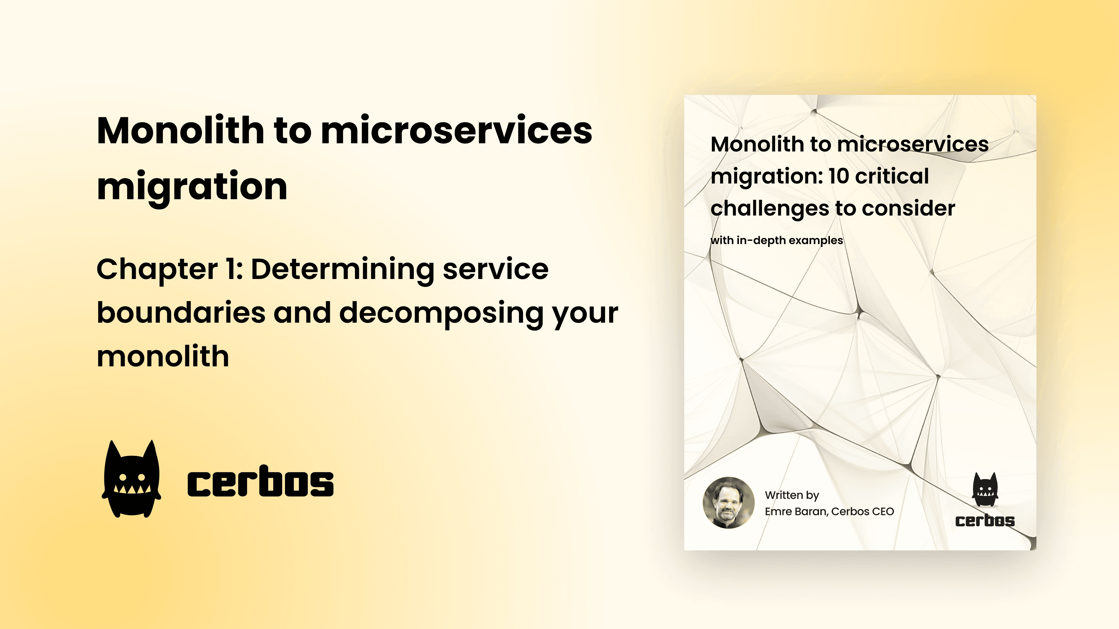 Determining service boundaries and decomposing your monolith