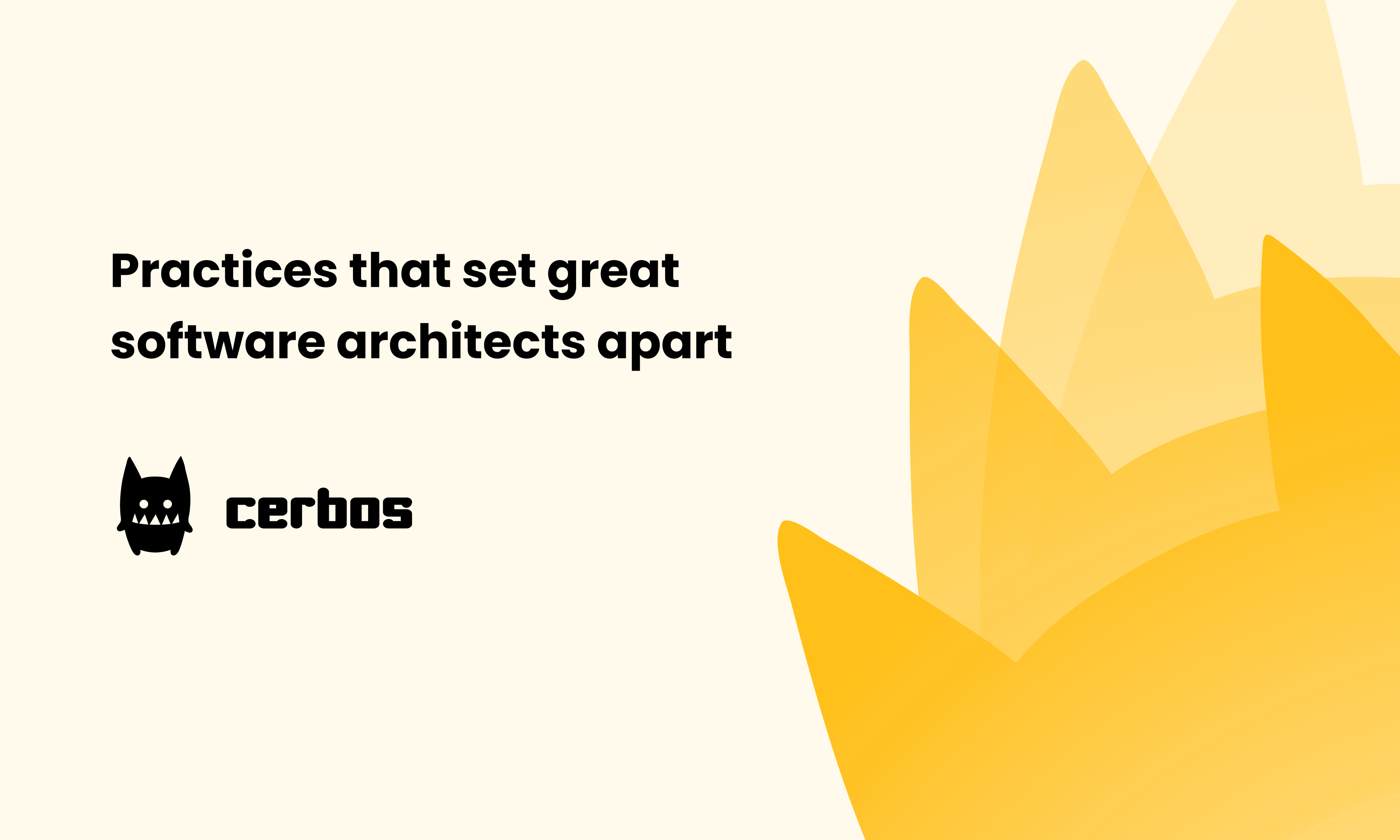 Practices that set great software architects apart