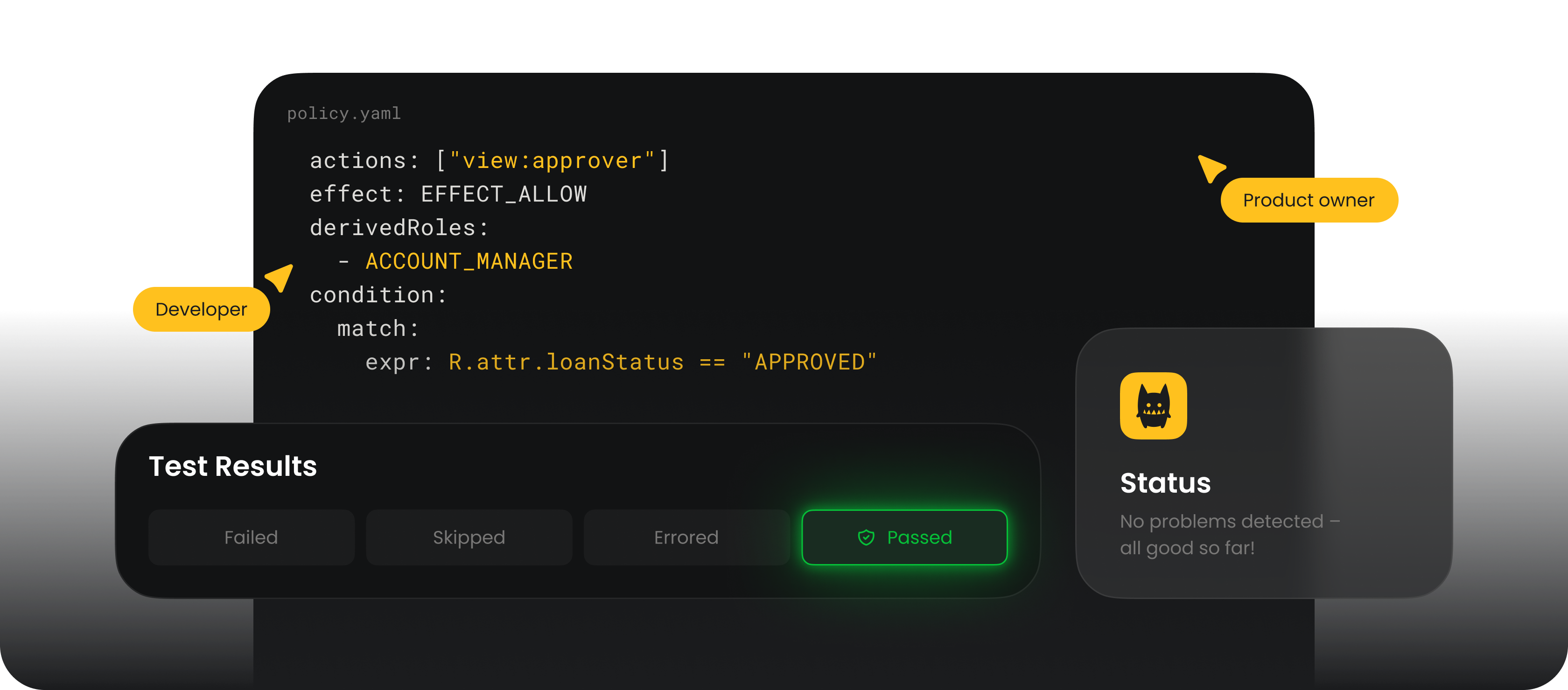 Write, test, and iterate policies