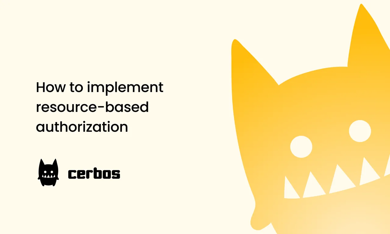 How to implement resource-based authorization