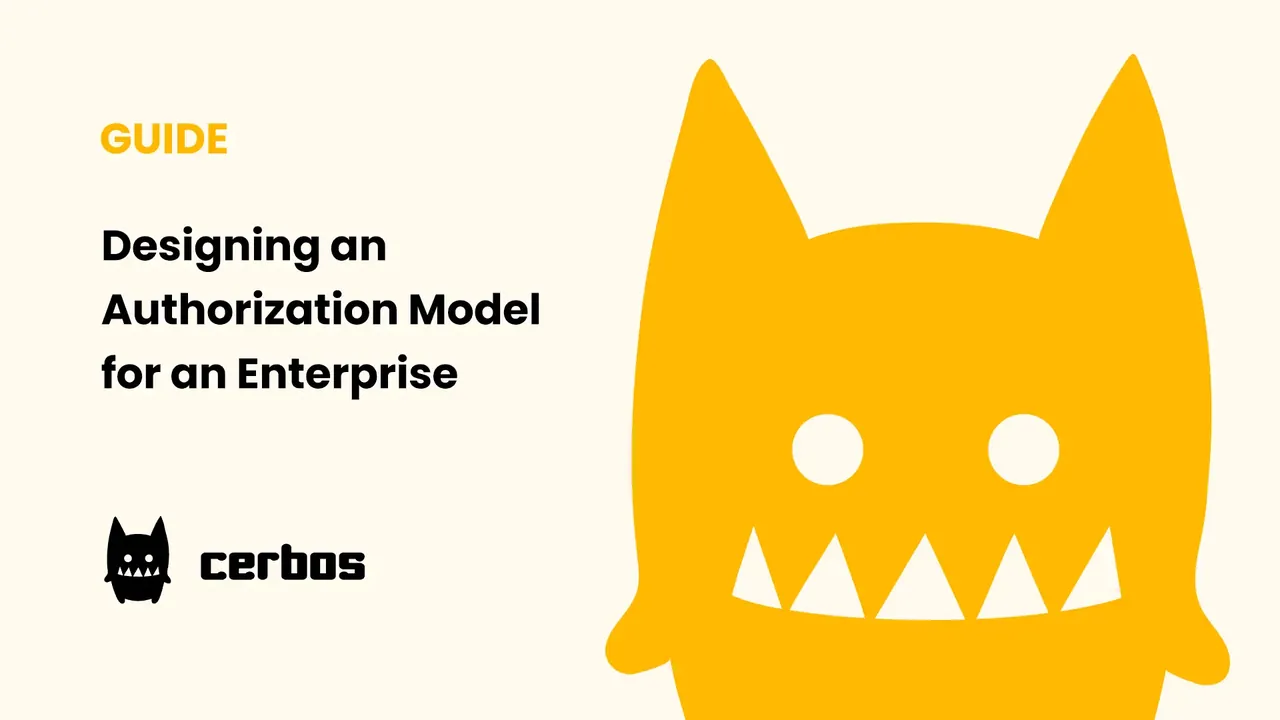 Designing an authorization model for an enterprise