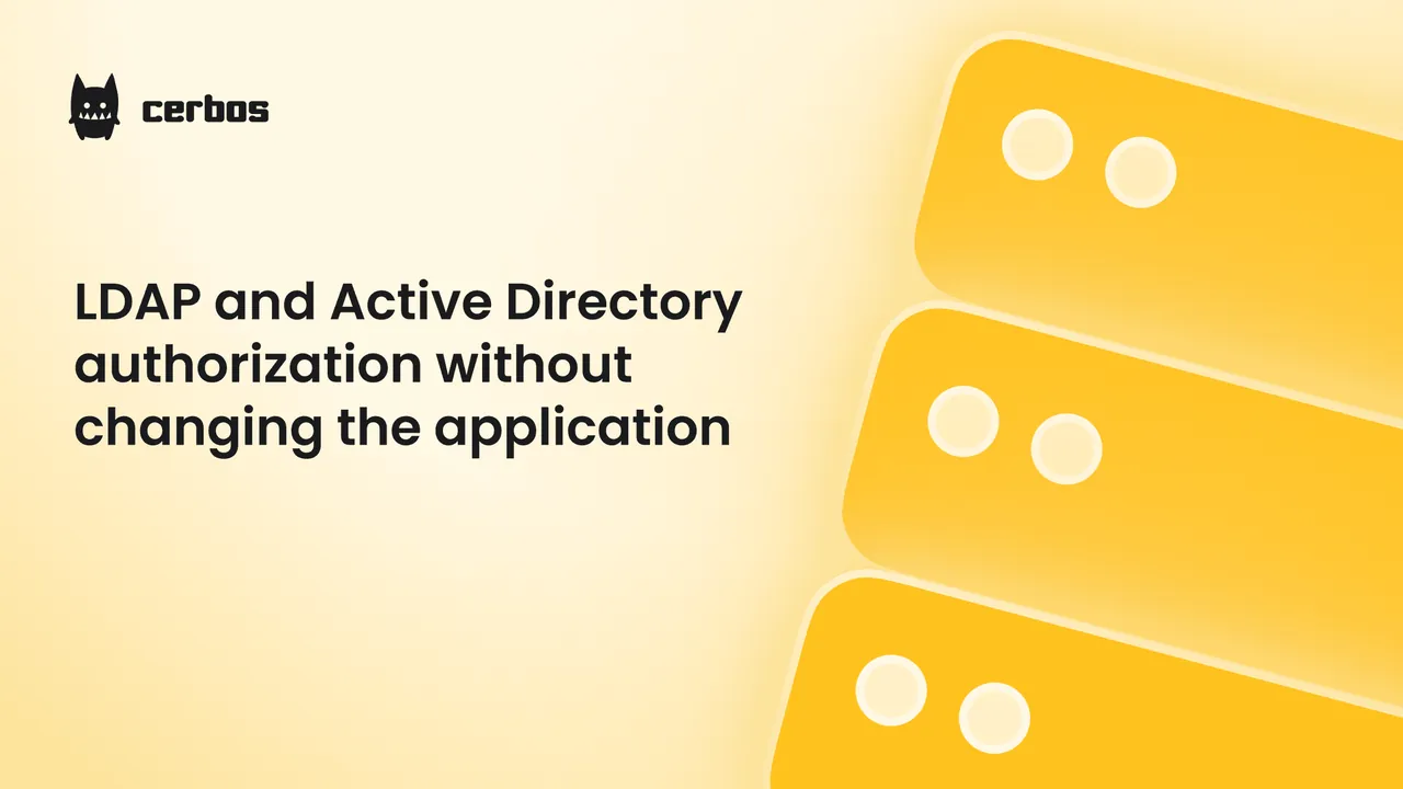 LDAP & Active Directory authorization without changing the app