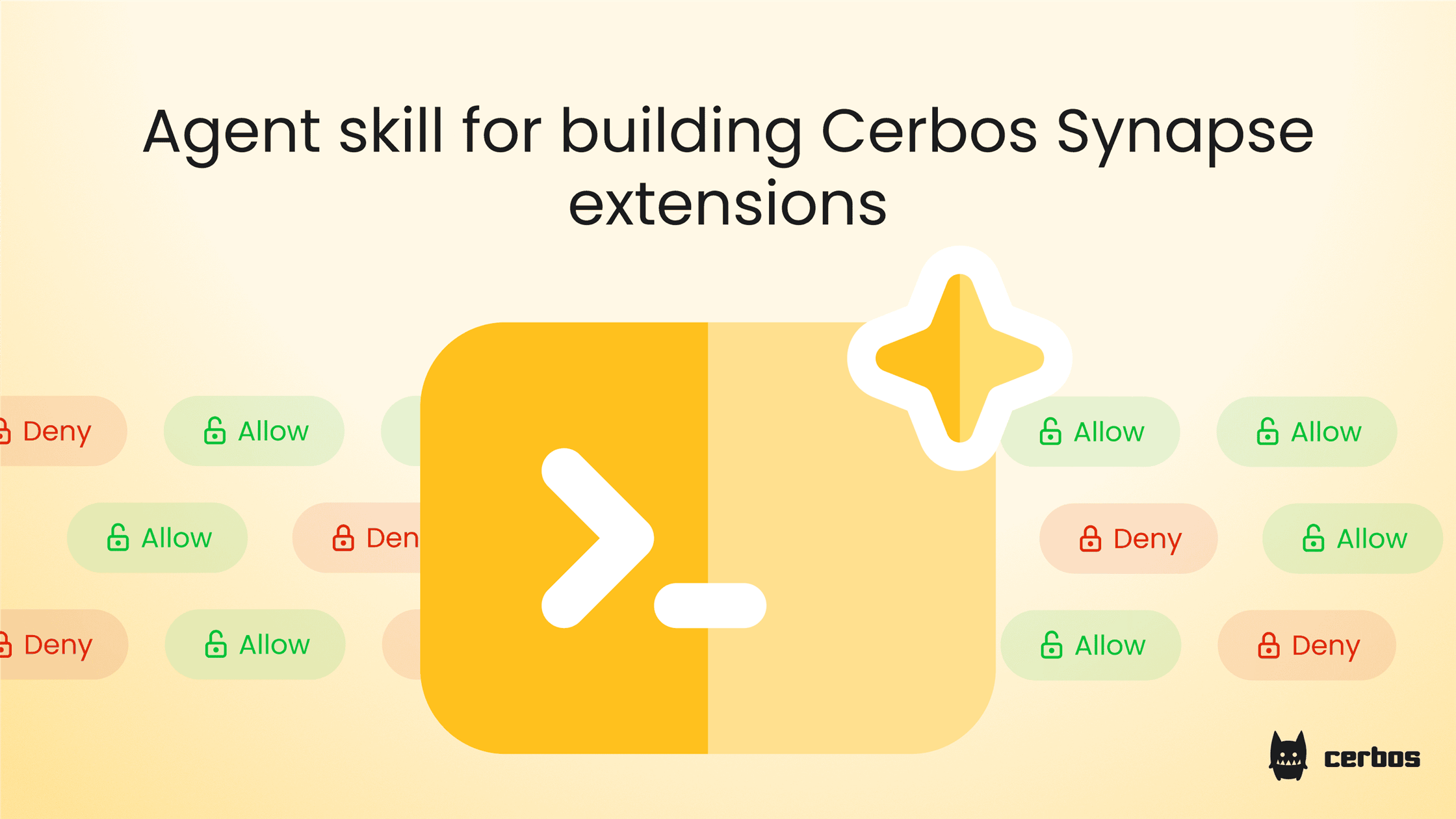 Agent skill for building Cerbos Synapse extensions